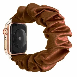 WOXDECO コンパチブル Apple Watch バンド シュシュ アップルウォッチ バンド シュシュ ベルト Apple Watch Series SE/8/7/6/5/4/3/2/1 