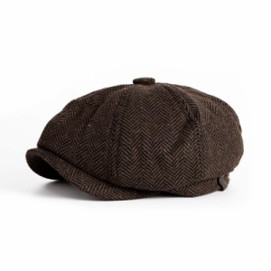 SERUMY ハンチング帽 ベレー帽 キャスケット メンズキャップ 大きいサイズ 帽子 防寒 日よけ ハット カジュアル 紳士 登山 釣り おしゃれ