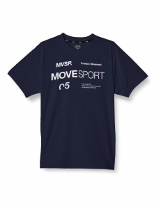 デサント クーリスト Tシャツ MOVE SPORT 吸汗速乾 放熱クーリング 丸首 半袖 メンズ NV(DX-C2607AZ) S