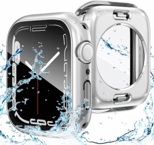 2023強化版AMAPC for Apple Watch ケース 360度全面防水 バンド 水泳・スポーツ専用 ガラスフィルム 一体型 apple watch 用 カバー 360フ