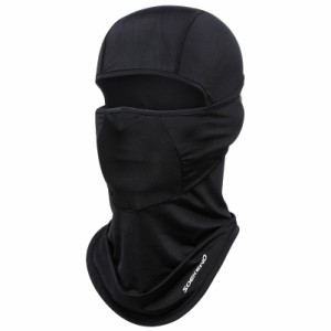 SoeKewo バラクラバ 夏用 フェイスマスク 冷感 ネックガード 目出し帽 通気 吸汗速乾 バイク サイクリング アウトドアスポーツ用 フリー
