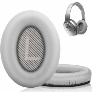 Link Dream イヤーパッド イヤークッション 交換用 Bose Quiet Comfort 35ヘッドフォンに適用 ヘッドホンパッド 遮音 ソフトレザー 高密