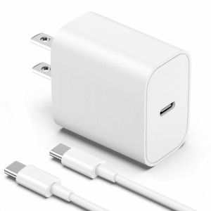 20W PD-急速充電器 USB-C 2.7Mケーブル2本 USB-C to C + Ligting for iPad/iPhone TYPE-C充電器 for iPad Pro/iPad Air タイプC充電器 PS