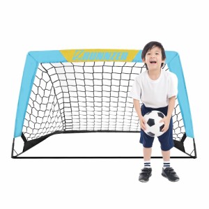 L RUNNZER サッカー ゴール 折りたたみ 子供用 ポータブルサッカーゴール フットサル用ゴール ミニ 室内 屋外 庭 こども 折り畳み 収納バ