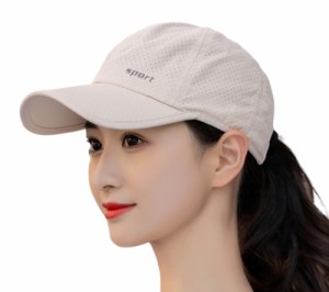 キャップ スポーツ レディース メッシュ ランニング トレーニング 通気性 帽子 ゴルフ 6カラー CAP シンプル 無地 アクティブ スポーティ