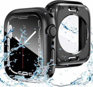 覗き見防止AMAPC for Apple Watch ケース 360度全面防水 2023 バンド 水泳・スポーツ専用 ガラスフィルム 一体型 apple watch 用 カバー 