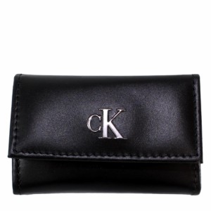 カルバンクライン キーケース レザー キーケース キーフック 6連 革 本革 ck ロゴプレート ビジネス カジュアル Key Case メンズ レディ