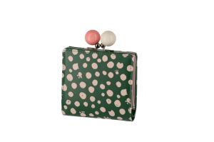 ツモリチサト✨二つ折り財布✨がま口✨ポルカドット✨イエロー ツモリチサト キャリー tsumori chisato CARRY ポルカドット 2
