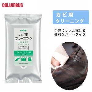 【ゆうパケット対応可能】菌 除去 汚れ落とし レザーキュア カビ用 クリーニングシート 抗菌 カビ予防 使い切り 靴用クリーナー シューケ