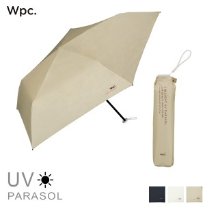 遮熱 撥水 日傘 折りたたみ傘 折り畳み 遮光 軽量 ソリッド ミニ Wpc. ワールドパーティ 晴雨兼用 UVカット 軽量 軽い コンパクト スリム