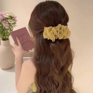 バレッタ レディース ヘアピン ヘアクリップ ふわふわ シースルー かわいい 大人可愛い きれいめ 大人 上品 おしゃれ お洒落 大人女子 エ