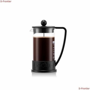 BODUM ボダム コーヒーメーカー コーヒープレス BRAZIL ブラジル フレンチプレス コーヒーメーカー 350ml ブラック ステンレスフィルター