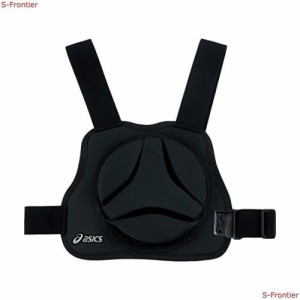 asics(アシックス) 野球 プロテクター胸部保護パッド フェイス・スロートガード BPG232 ブラック F BPG232 ブラック F