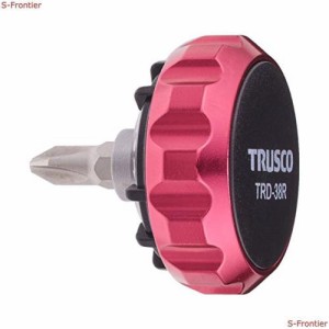 TRUSCO(トラスコ) ラチェットドライバー(ミニタイプ)レッド 38mm TRD-38R