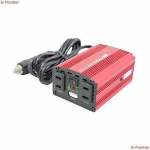 メルテック 車載用 インバーター 2way(USB＆コンセント) DC24V コンセント2口120W USB1口2.4A 静音タイプ Meltec SIV-151