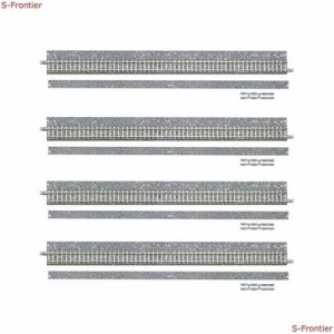 TOMIX Nゲージ 1767 ワイドPCレールS280-WP (F) (ポイント分岐用) (4本セット)