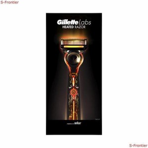 ジレット Gillette Labs ヒーテッドレーザー 髭剃り カミソリ 男性 3個アソート ブラック