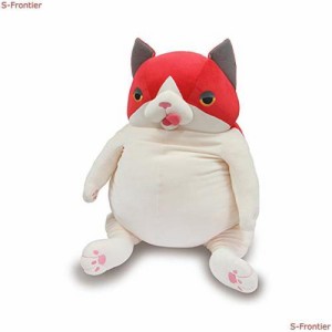 シナダグローバル もちシリーズ もちねこ ナオル (XXL) 50×50×65cm ぬいぐるみ ネコ アニマル MNNR-1800R