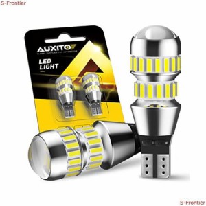 AUXITO T16 LED バックランプ 爆光 4倍明るさUP バックランプT16バックライトT16 / T15 4014 LED 42連 24ヶ月保証 12V 無極性 ホワイト 