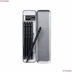 コクヨ シャープペン 鉛筆シャープ リサーレ 缶ペンケース 限定セット 黒 PS-PE100-L3