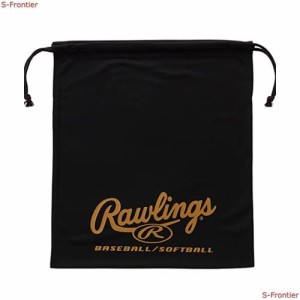 ローリングス(Rawlings) 野球 ヴィクトリー01 グラブ袋 EAC12F12A ブラック/ライトブラウン サイズ 40X34.5cm
