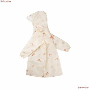 レインコート ランドセル対応 男の子 女の子 カッパ キッズ 子供レインウェア ポンチョ 雨具 かわいい 透明ツバ 収納袋付き反射テープ ra