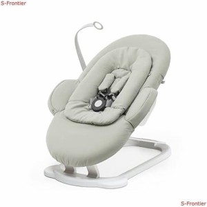 Stokke ストッケ ステップス バウンサー ソフトセージ ホワイトシャーシ