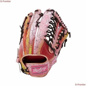 ローリングス(Rawlings) 野球用 大人用 軟式用 HOH? GRAPHIC 2023 [外野手用] サイズ13 GR3FHGY70 スカーレット/ピンク ※右投げ用