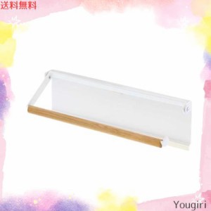 山崎実業(Yamazaki) 片手でカット マグネット キッチンペーパーホルダー ホワイト 約W30.5×D2.5×H9.5cm トスカ tosca キッチンペーパー