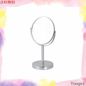 ダルトン(Dulton) 鏡 ラウンド スタンドミラー 高さ280×幅165×奥行120mm 片面3倍鏡 ROUND STAND MIRROR G755-903