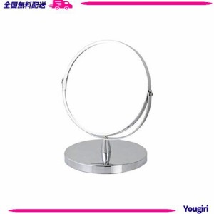 ダルトン(Dulton) 鏡 ラウンド スタンドミラー 高さ225×幅185×奥行150mm 片面3倍鏡 ROUND STAND MIRROR G755-905