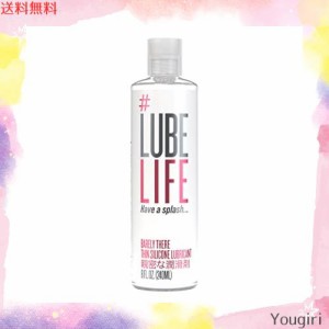 Lube Life 水性パーソナルローション 男性・女性・カップル用の潤滑ローション 8オンス（240ｍL) (薄いシリコン, 240 ml)