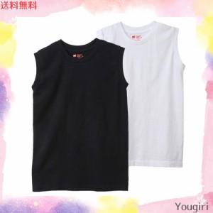 [ヘインズ] ノースリーブシャツ(2枚組) 綿100% ジャパンフィット 2P Japan Fit for HER スリーブレスTシャツ HW5327 レディース アソート