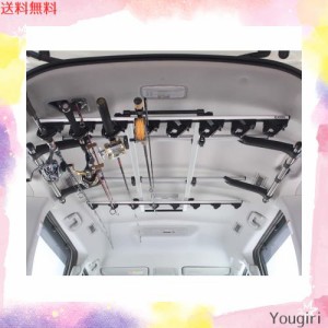 カーメイト(CARMATE) ロッドホルダー inno 釣り竿 車載 ホルダー 確実ホールドのクランプ式 8本積み IF17