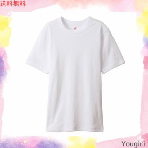 [ヘインズ] Tシャツ ビーフィー 丸首 半袖 リブ編み 肌に馴染む BEEFY リブクルーネックTシャツ HM1-R103 メンズ ホワイト XL