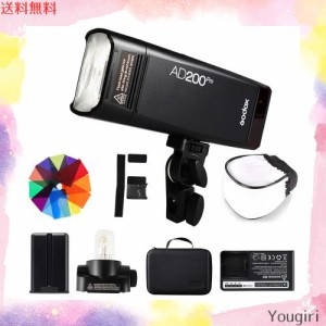 【Godox正規代理＆日本語取説書】GODOX AD200Pro モノブロックストロボ セット200W ポケット TTL スピードライト オフストロボ フラッシ