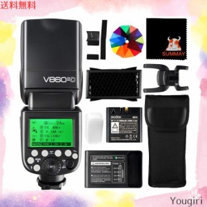 【Godox正規代理＆日本語取説書】GODOX V860IIC キャノン クリップオンストロボ GN60 TTL HSS 1/8000s 650回フルパワーショッ 1.5秒のリ