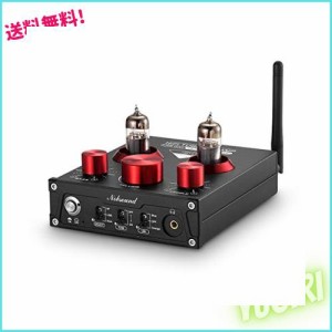 Nobsound P1 PRO GE5654 HiFi 真空管 プリアンプ Bluetooth 5.0 USB DAC プリアンプ APTX (赤)