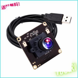 ELP 4K USBカメラ 超小型 ウェブカメラ 100度歪みのないレンズ カメラ 2160P 30FPS カメラ フルHD Webカメラ ソニーIMX317 /サポートUVC/