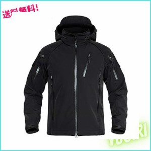 [TACVASEN] アウター メンズ アウトドア 防風防寒 クライミング 登山服 多機能 ソフト シェル 保温 上着 防水 ストレッチ オシャレ 大き