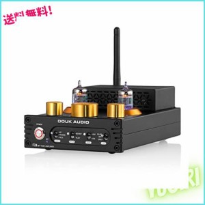 Douk Audio X1 GE5654 Bluetooth 5.0 真空管アンプ MM フォノアンプ ターンテーブル用 320W TDA7498E NE5532
