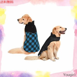 犬服 ペット 秋冬綿服 小型犬 中型犬 大型犬 向け リバーシブル ダウン風 ベスト ジッパー穴付き 袖なし マジックテープ着脱簡単 コート 