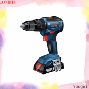 Bosch Professional(ボッシュ) 18V コードレス振動ドライバードリル (2.0Ahバッテリー2個・充電器・キャリングケース付) GSB18V-55