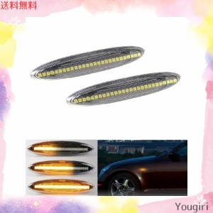 トヨタ/レクサス用 LED サイドマーカー シーケンシャルウインカー 流れるタイプ ダイナミック 高輝度LED搭載 キャンセラー内蔵 TOYOTA カ