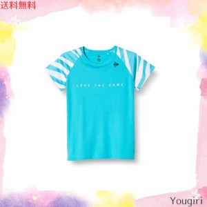 [ダンロップ] テニスシャツ バドミントン 半袖Tシャツ 吸水 速乾 UV DAL-8221W レディース ブル- S