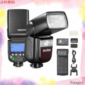 Godox V860IIIC カメラフラッシュ Canon用 ワイヤレスフラッシュ GODOX 2.4G内蔵 TTL GN60 1/8000s HSS 先幕・後幕シンクロモード LEDモ