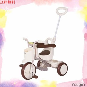 エム・アンド・エム iimo 三輪車 iimo01 ジェントルホワイト 1061 カジキリ押棒 フリーペダル1.5歳から エムアンドエム M＆M