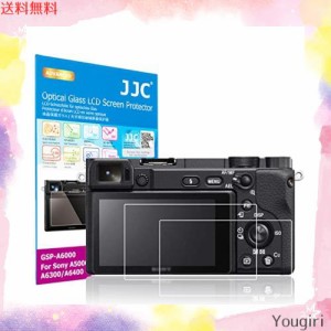 【2枚セット】JJC 液晶保護フィルム Sony A6100 A6300 A6400 A6600 A6000 A5000 カメラ対応 超薄 強化ガラス 高硬度9H 透過率95％以上 撥