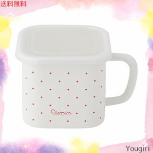 スケーター ホーロー 取っ手付き 味噌ポット 保存容器 1.45L キャスミン アイボリー ENSP1-A