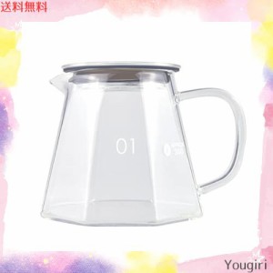 MERMOO YILAN (メルムー・イーラン)コーヒーサーバー 450ML 耐熱ガラス 食洗機対応 コーヒードリッパー 器具